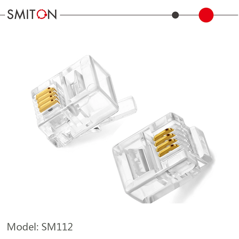 Rj11 Telephone Connector 6p4c 6p2c 4p4c 6p6c Cable Modular Plug