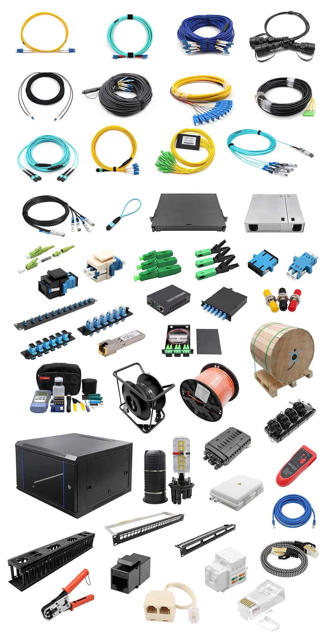 CAT.7 RJ45 8P8C Modular Plug Shielded (FTP) Network Connectors 2 Pieces Kit