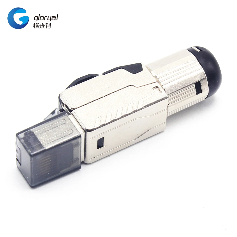 STP FTP RJ45 Cat. 8 or Cat. 7 Connector Toolless Modular Plug