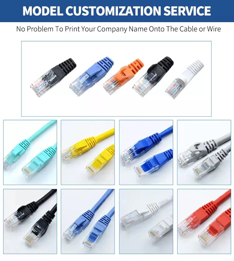 High Quality 5m 40gbps 2000MHz Cat 8 RJ45 LAN Network Cord Patch Cord SFTP Cat 8 Ethernet Kabel Cable