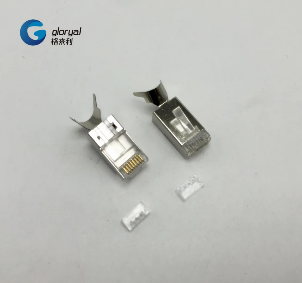 Cat. 7 or Cat. 6A STP FTP Modular Plug with Insert Shielded