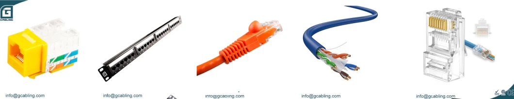 Gcabling UTP 8p8c RJ45 CAT6 CAT6A Unshield Networking Connection Cat5e RJ45 Ethernet Modular Plug