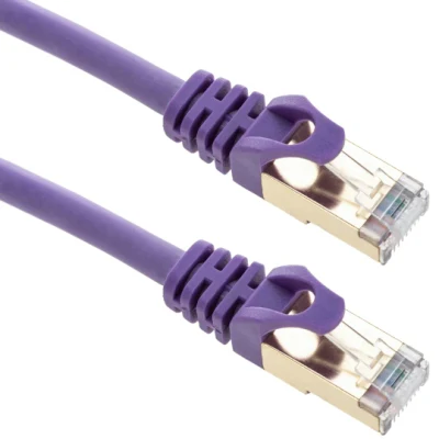 S/FTP Cat8 RJ45 Network Patch Cord 40Gbps 0.5m for Data Communication