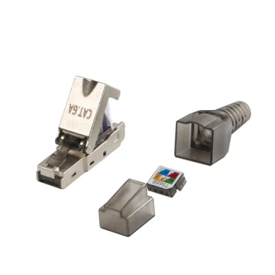 CAT6A RJ45 8p8c Toolless Connector Modular Plug