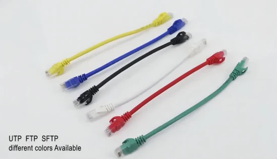 Factory Price FTP CAT6A RJ45 Network Patch Cord 10gbps for Data Communication