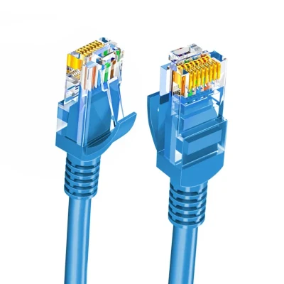 China Round/Flat Cat5e CAT6 RJ45 Patch Cord Ethernet Network Cable 1m, 2m, 3m, 5m Patch Cord Price