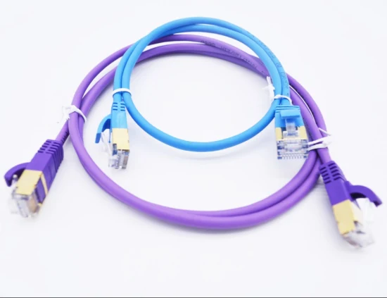 Ultra Thin Super Slim CAT6A Cat7 STP Patch Cable Patch Cord