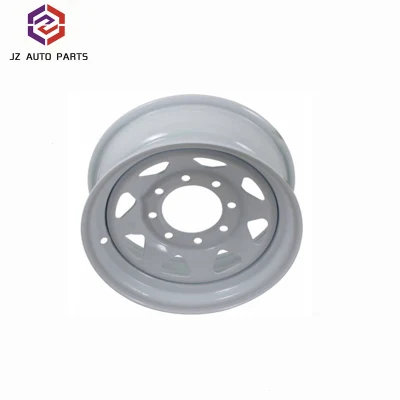 Steel Modular Spoke Trailer Wheel 16X6 8 Plug with White Powder Coat