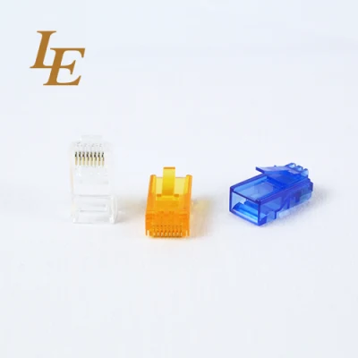 Le High Quality RJ45 Cat5e CAT6 RJ45 UTP 8p8c Modular Plug