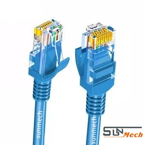 computer Cable Bare Copper Soft Ethernet Patch Cord Cable Network Cable Cat5 Cat5e CAT6 CAT6A RJ45 Plug Cable Patch Cord