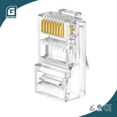 Gcabling 8p8c UTP CAT6 CAT6A Cat5e RJ45 Network Plug Ethernet RJ45 Connecor Modular