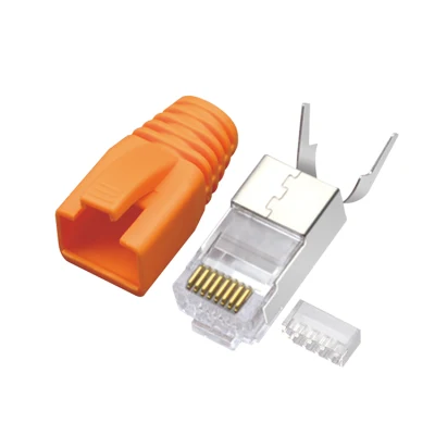 CAT.7 RJ45 8P8C Modular Plug Shielded (FTP) Network Connectors 3 Pieces Kit